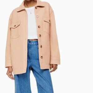 Atirtzia Wilfred Free The Ganna Merino Wool Utility Shirt Jacket Preppy Classic